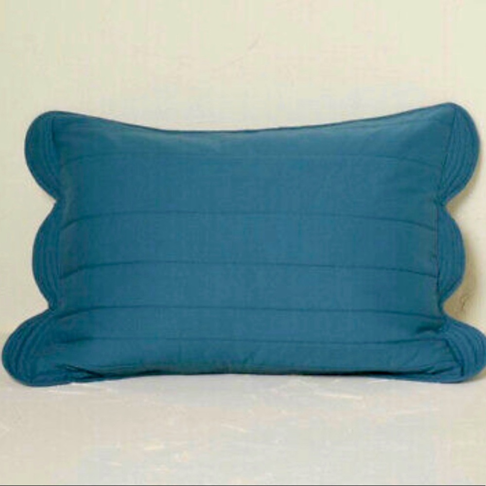 Teal King Size Scalloped Edge Quilt Sham - Opalhouse™ x Jungalow